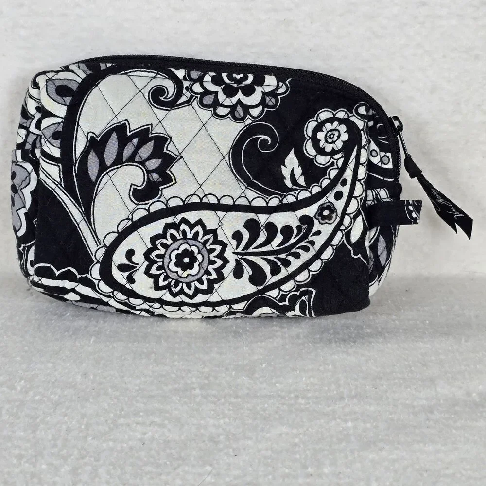 Vera Bradley Medium Cosmetic Paisley Noir